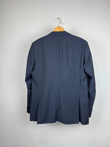 Hugo Boss Suit Amaro 2 Piece Wool Navy Men's EU 56 / US 46R Size - Picture 3 of 20
