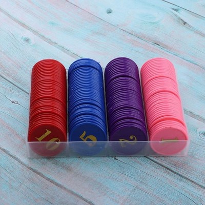 160pcs Board Game  Casino Game Leisure Money Chip Games