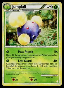 Jumpluff 6/123 HeartGold & SoulSilver Holo Rare