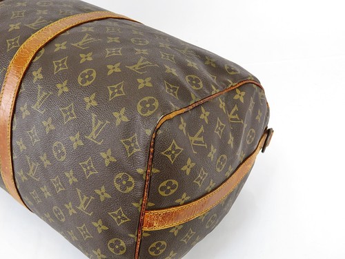 Auténtico bolso de lona Louis Vuitton Keepall bandolera 50 monograma #61338 - Imagen 9 de 24