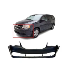 Primed Front Bumper Cover Fascia for 2011-2018 Dodge Grand Caravan 68088966AA
