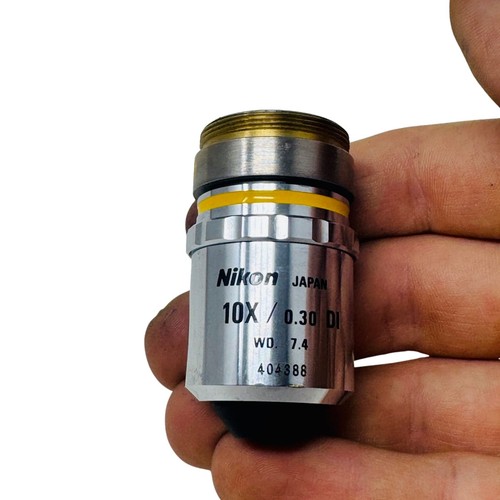 Nikon CF Plan 10x/.30 DI EPI Mikroskop Objektiv ∞/0 Mirau Interferometrie WD7.4 - Bild 8 von 9
