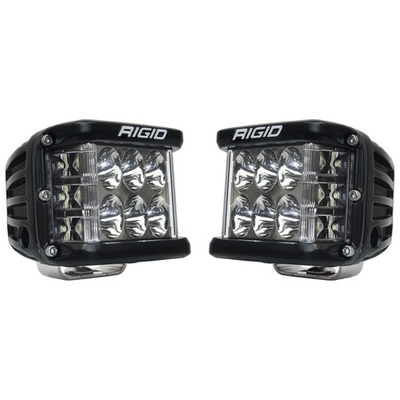 #ad Rigid 262313 D SS PRO Driving White Square LED Lights Pair Kit Black Aluminum $549.99