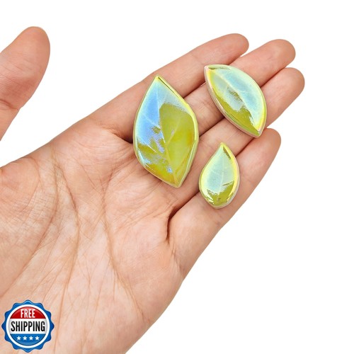 Piastrelle di mosaico in ceramica a forma di foglia 500 g/1,1 libbre, pezzi di mosaico in ceramica per artigianato, - Foto 4 di 5