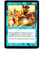 Dream Fighter blue Common Mirage MTG NP Near Mint or Better