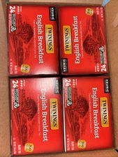 Twinings English Breakfast Tea K Cup Pods 96 Count Pack Caffeinated Tea BB 11/27
