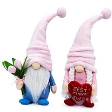 Lovinland Mothers Day Gnomes Plush Couple for Mom - Best Ever Gifts for Mom