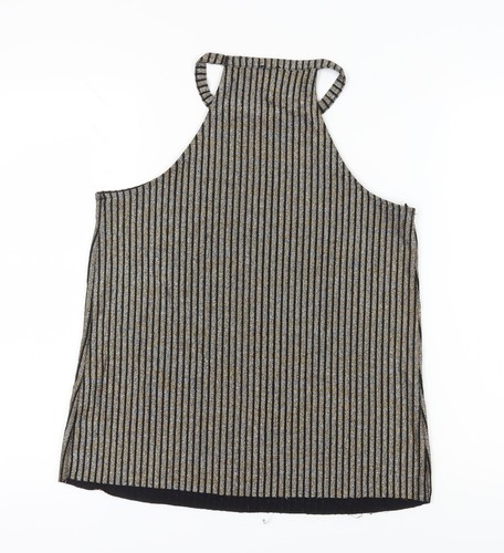 River Island Multicoloured Striped Halter Tank - Picture 2 of 12