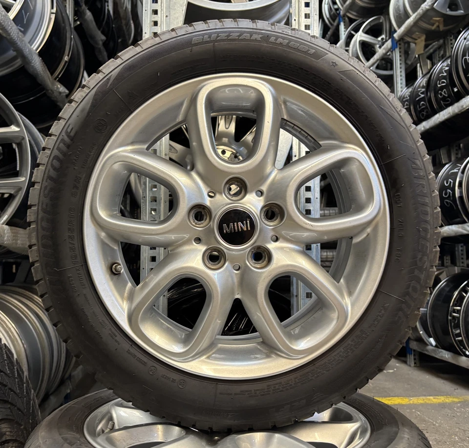 4x Original MINI Winterräder 195/55 R16 87H - für F55 F56 F56 BEV F57 2100 - Bild 2 von 4