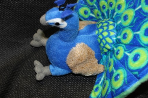 Wild Republic peacock plush blue and green - Picture 3 of 7