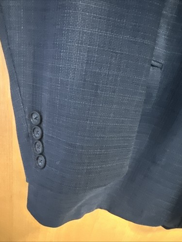 Corneliani Extra Fine Wool Blue Suit Jacket Italy EU52L/US42L sport coat - Picture 5 of 20