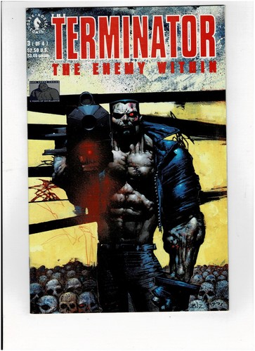 1991 The Terminator: The Enemy Within #1-4 VF Dark Horse Comics Complete Set - Picture 5 of 8