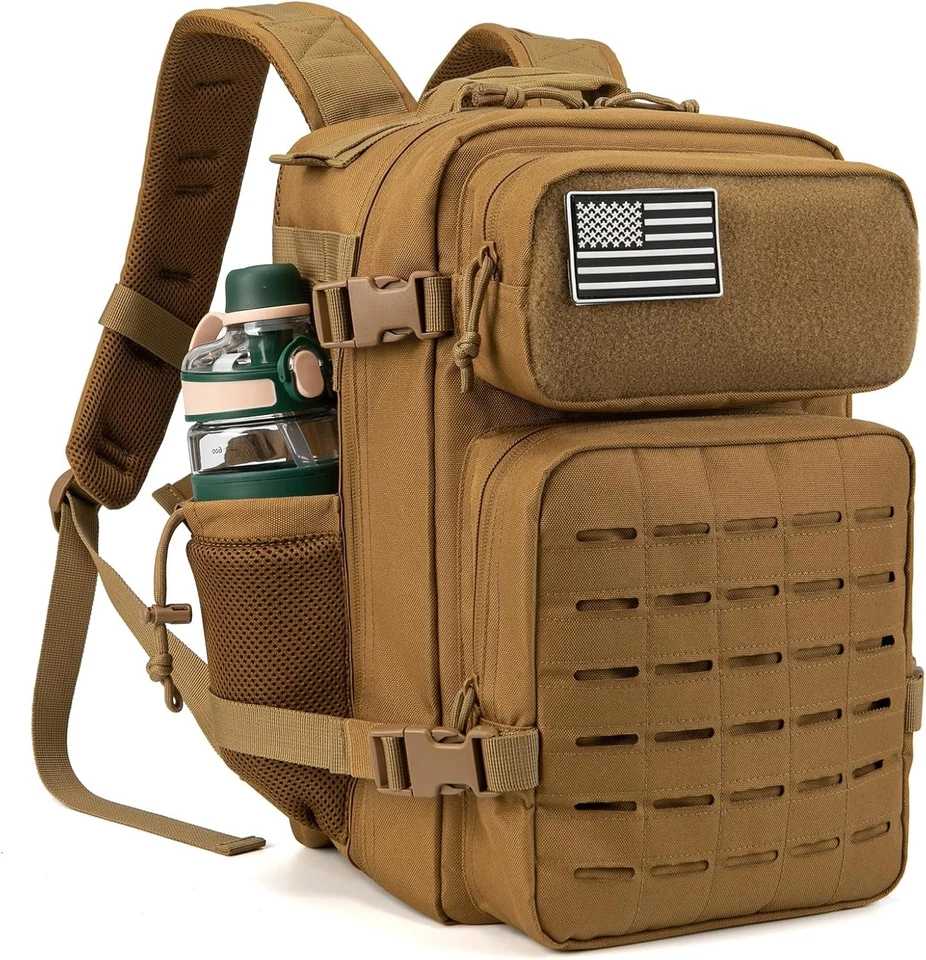 Bolsa de asalto militar táctico 25L/45L, mochila de camping de montañismo Molle Foto 4 de 4