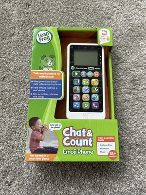 LeapFrog Chat and Count Emoji Phone Fun Learning for Kids Smart Phone New