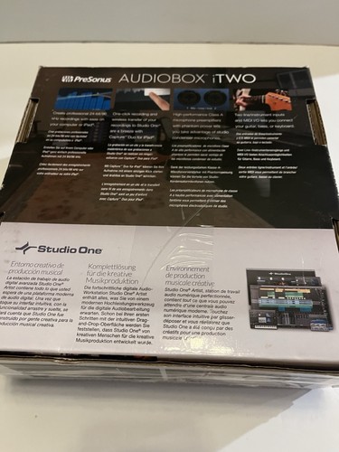 Presonus AudioBox iTwo USB 2.0/iPad Aufnahmesystem mit 2 Mikrofoneingängen und Midi - Bild 2 von 4