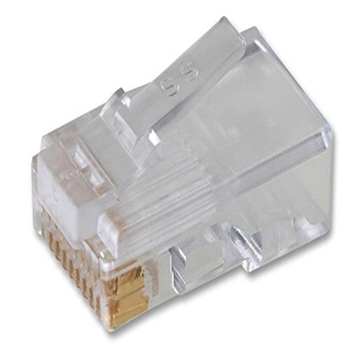 10pc RJ50 Keystone Jack Modul Netzwerk Anschluss Enternet Modul - Afbeelding 3 van 5