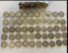 $5 Face Value Roll of 50 - 90% silver Roosevelt dimes, '46-'64.