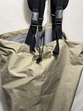 CABELAS DRY PLUS MENS MS WAIST AND CHEST WADERS NEOPRENE FOOT SUSPENDERS