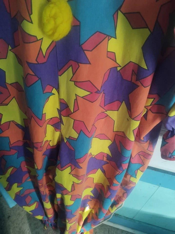 VTG Rubies Clown Costume Stars Colorful Halloween RARE Plus Size 2XL 3Xl? - Image 4 of 4