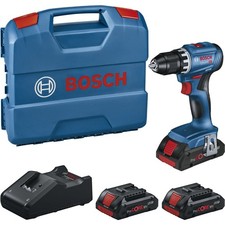 Bosch Akkuschrauber 18V GSR-45 Set Akku Schrauber +3 Akkus + Schnellladegerät