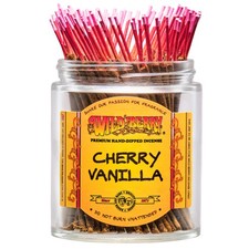 50x Wild Berry Shorties 4" Incense Sticks - Cherry Vanilla - USA Made Hand Dip