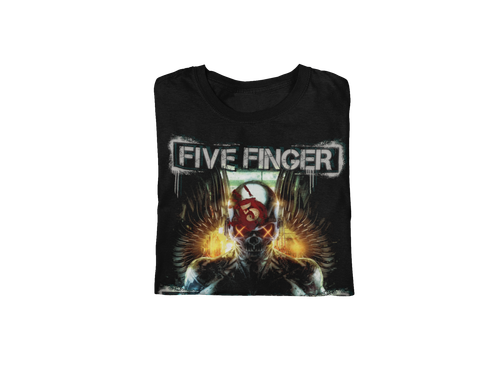 Five Finger Death Punch - Bot Heaven Jumbo Print (T-Shirt) - Picture 3 of 6