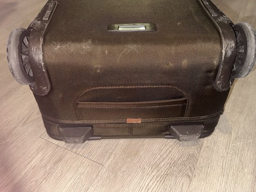 TUMI ALPHA FREQUENT TRAVELER 22" BROWN NYLON EXPANDABLE SUITCASE 22922ES2 - Picture 6 of 13