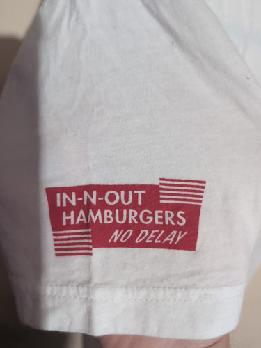 In N Out Burger Menu T-Shirt Adult Size Small - Picture 6 of 7