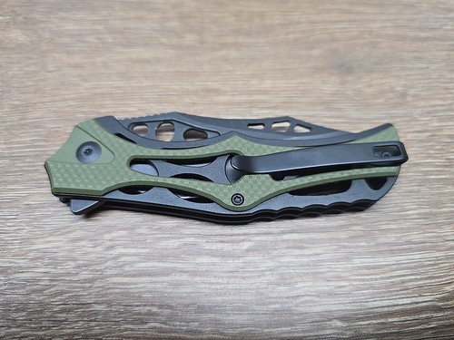 CIVIVI Biophase Flipper & Button Lock Knife Aluminum & G10 Handle (3.48"... - Picture 10 of 11