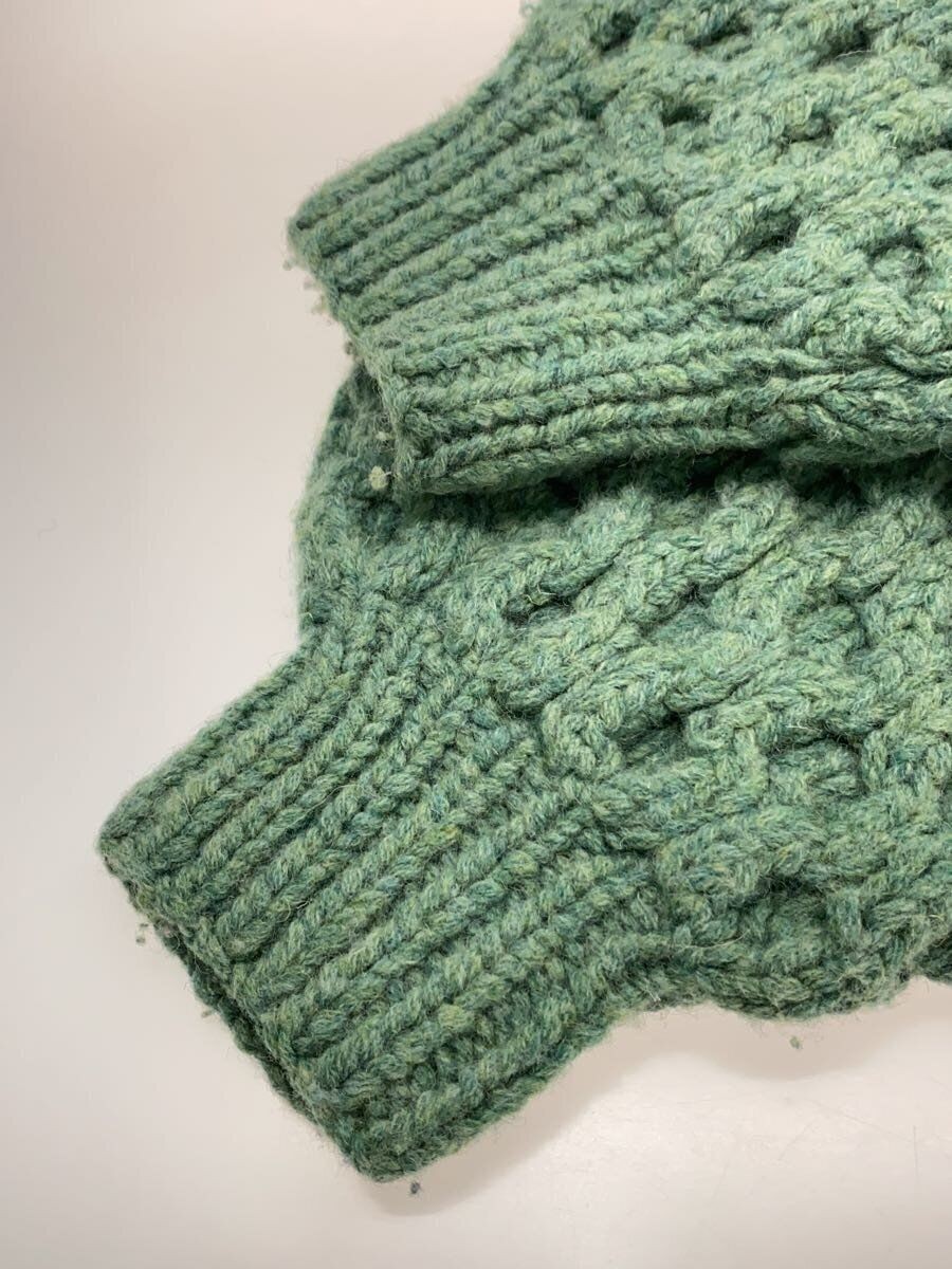 LEINWANDE knit sweater (thick FREE wool Green 0220030506
