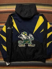 Vintage 90's Notre Dame Apex One Sharktooth Jacket