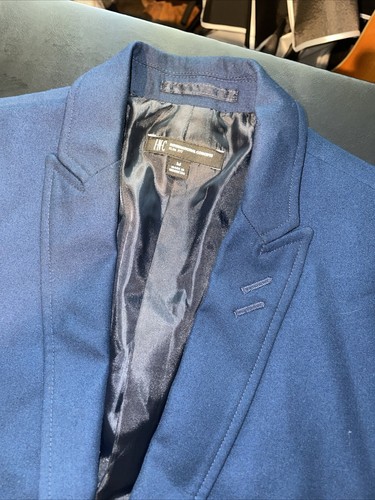 Blazer moderno INC International Concepts taglia media blu navy slim fit WOW - Foto 2 di 18