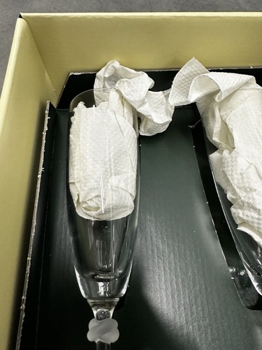 Set di 2 flauti da toasting RALPH LAUREN CHAMPAIGNE vintage - Foto 8 di 8