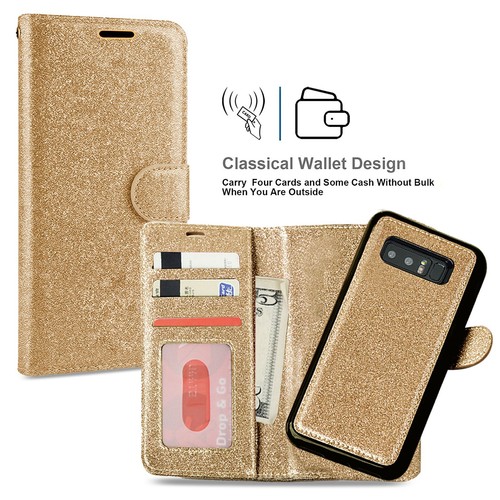 Pour Samsung Galaxy A3 A5 A6 A7 A8 Plus Housse Téléphone Cuir Portefeuille à Rabat Livre Étui - Photo 44/47