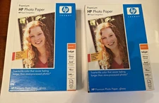 HP Q1990A 4" x 6" Premium Glossy Photo Paper 100 Sheets - Sealed (2 AVAILABLE)