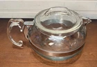 Vintage PYREX flame ware Glass  6 Cup 8126 B Teapot Tea Pot Kettle
