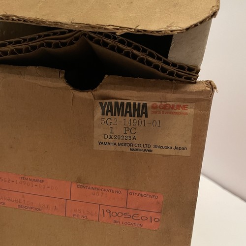 Yamaha Xj650 Maxim Carburetor Assembly Part#5g2-14901-01 N.O.S. 1982 #1 Carb - Picture 2 of 8