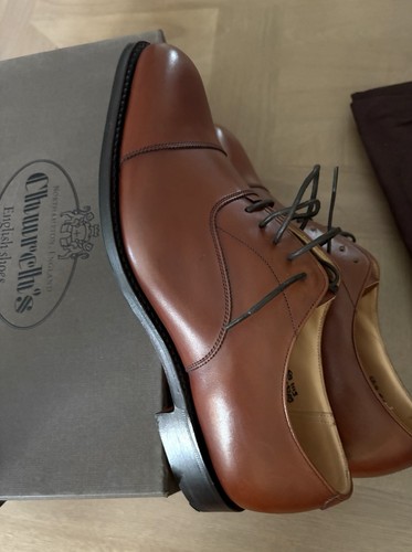 Vestido con puntera Church’s WESTERHAM con cordones de cuero brandy UK6.5G US 7.5 - Imagen 11 de 16
