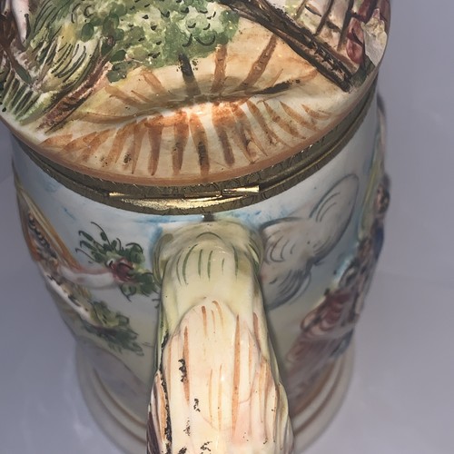 Capodimonte Porzellan Guido Reni Krug limitiert auf 18 gekrönt N/Mod-1632 Italien - Bild 11 von 23