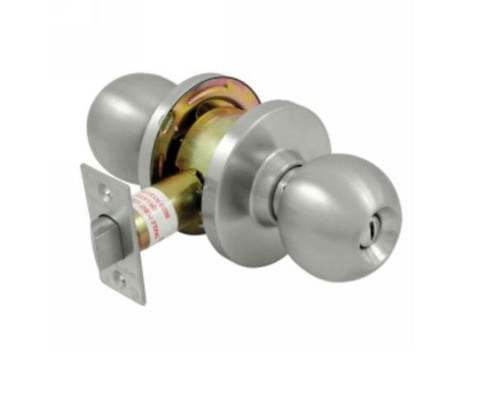Deltana Set Lucchetto Privacy Commerciale | Grado 2 | Manopola Tonda | Acciaio Inox - Foto 1 di 3