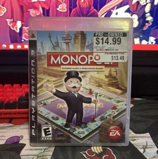 Monopoly (Sony PlayStation 3 PS3 2008) Video Game Complete With Manual & Case
