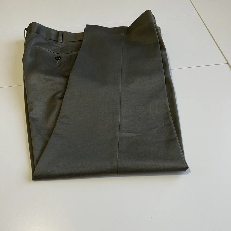 Pantalones chinos de vestir John Henry para hombre 38x29 real 40x27,5 frente plano verde oliva Foto 2 de 4