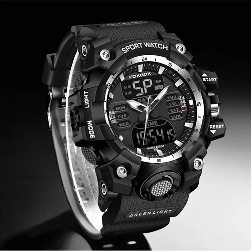 2025 LIGE New Military Digital Quartz Men Watch Waterproof Watches For Men - Picture 15 of 27