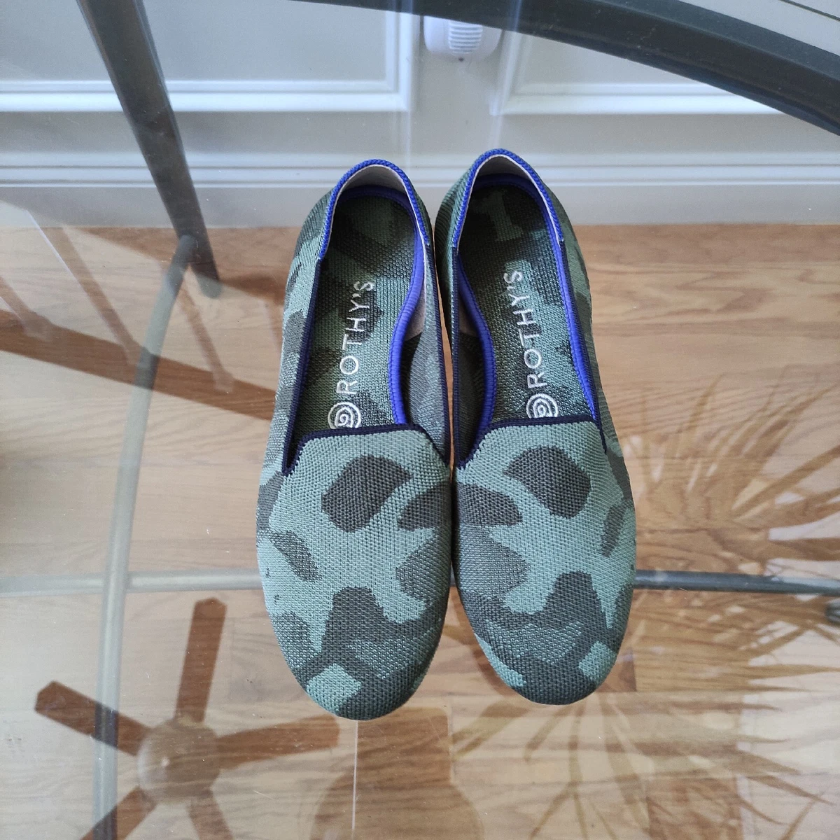 Rothy camo shop loafer