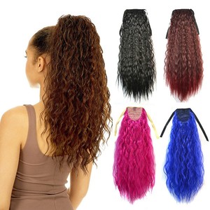 Drawstring Ponytail Long Wavy Curly Hair Extension High