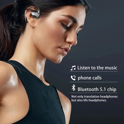 Translator Earbuds 144 Languages Two Way Real Time Smart Translation MMMN - Zdjęcie 5 z 23