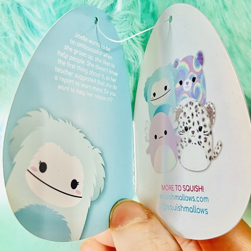 Kellytoy Squishmallows Joelle the Yeti Bigfoot 12” Plush 2021 NEW - Picture 12 of 16