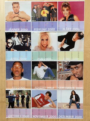 A1 Poster Megaposter Kalender Britney Spears Christina Aguilera Echt Oli P. BHG