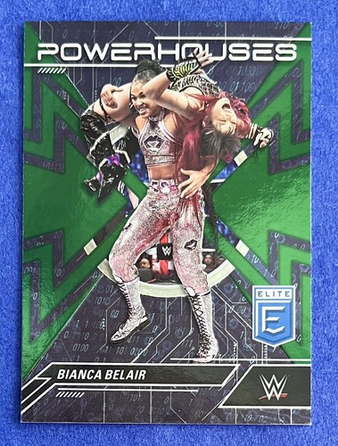 Bianca Belair 2023 Panini Elite WWE POWERHOUSES GREEN PARALLEL Card #2 - Picture 1 of 2