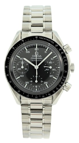Omega Men's 39mm Speedmaster Reduced Black Dial Automatic Moon Watch! 3510.50! - Picture 3 of 12